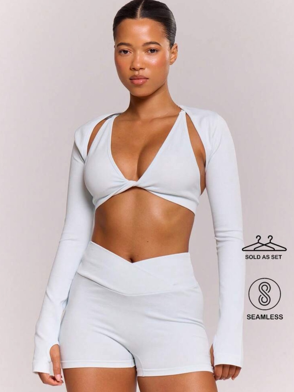 MUSERA Strappy Sports Bra & Bolero Shrug 2-Piece Active Set | Size M | NWT